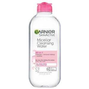 Garnier Micellar Water For Waterproof Makeup, 13.5 Fl Oz