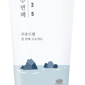 ROUND LAB 1025 Dokdo Sleeping Pack (Unscented) | All-In-One Facial Night Cream developed for irritated skin by UV rays and high temperatures, Hydrating & Soothing, Cooling effect, Low pH (