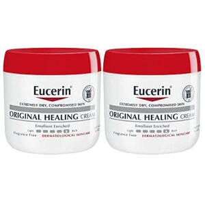 Eucerin Original Healing Cream, 16 Oz Jar, Pack of 2