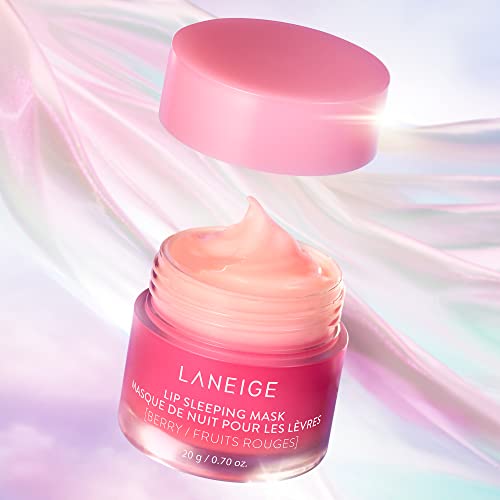 LANEIGE Lip Sleeping Mask, Berry, Nourishing Overnight Lip Treatment with Vitamin C