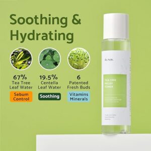 IUNIK Tea Tree Relief Vegan Face Toner, 6.7 fl oz