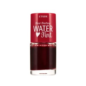 ETUDE Dear Darling Water Tint Cherry Ade, Bright Vivid Color Lip Tint with Pomegranate & Grapefruit