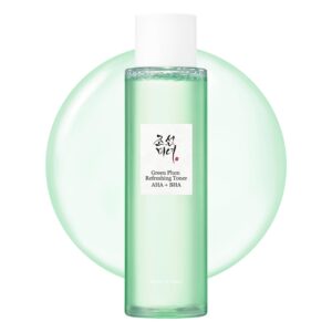 Beauty of Joseon Green Plum AHA BHA Toner Refreshing Facial Essence Moisturizer Mild Exfoliating Salicylic Acid for All Skin Types, Korean Skin Care for Men Women 150ml 5.27 fl.oz