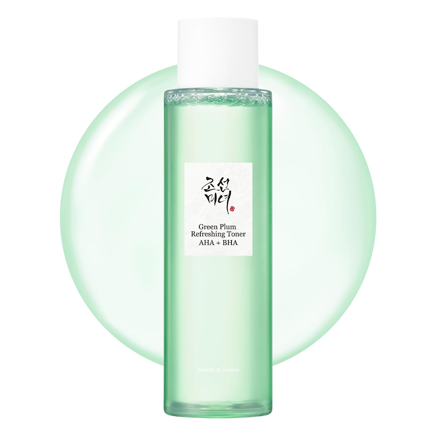 Beauty of Joseon Green Plum AHA BHA Toner Refreshing Facial Essence Moisturizer Mild Exfoliating Salicylic Acid for All Skin Types, Korean Skin Care for Men Women 150ml 5.27 fl.oz