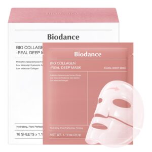 BIODANCE Bio-Collagen Real Deep Mask, 16 Count