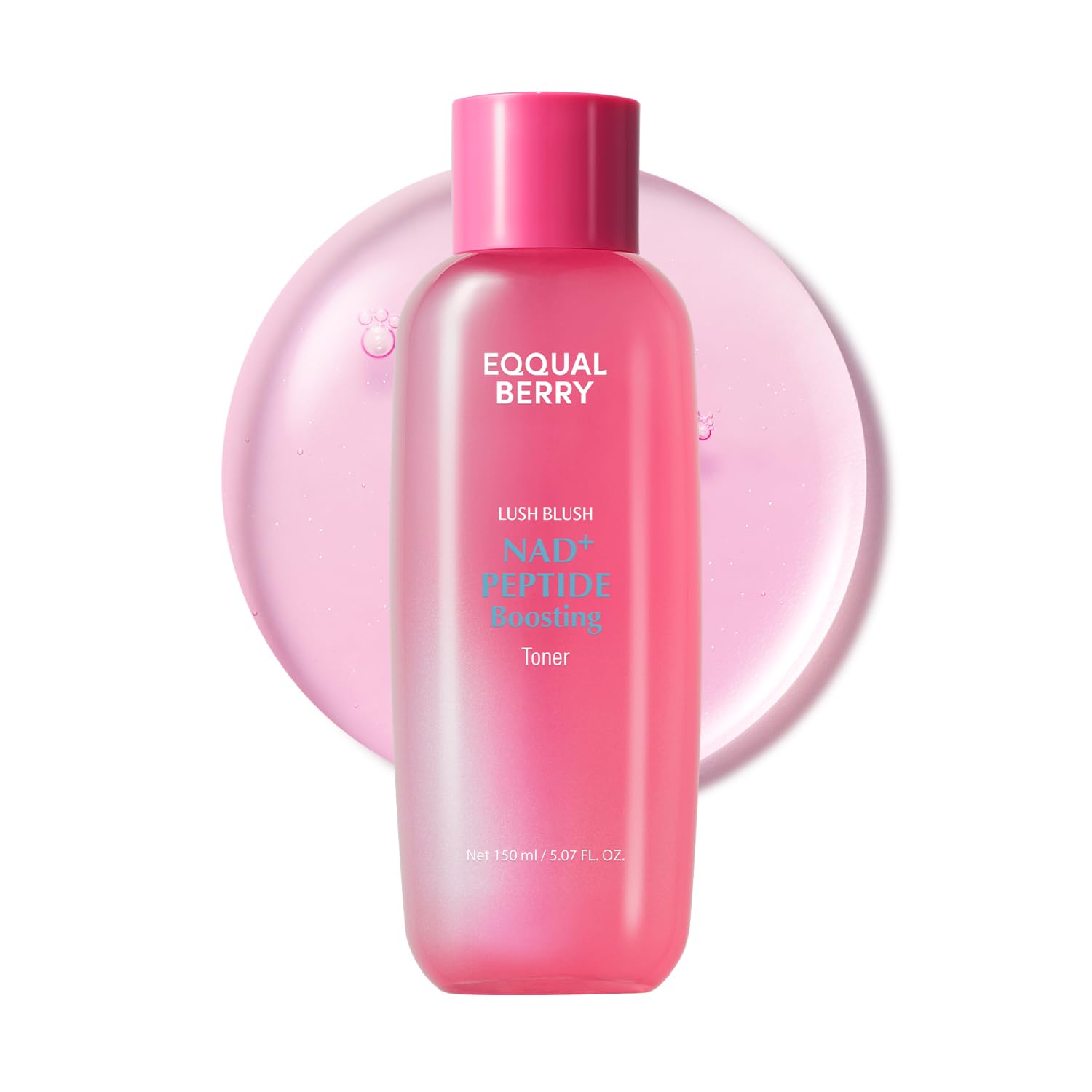 EQQUALBERRY NAD+ Peptide Boosting Toner – Radiance-Enhancing, 5.07 fl.oz