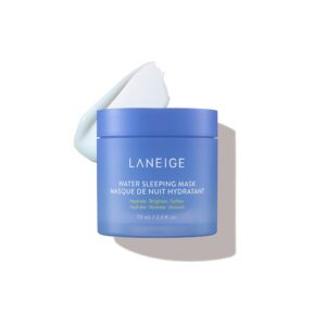 LANEIGE Water Sleeping Mask: Hydrating Korean Overnight Mask with Squalane & Probiotic-Derived Complex, for Bright, Glowing Skin & Barrier Support