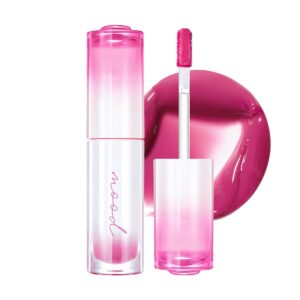Peripera Ink Mood Glowy Tint | Lip-Plumping, Naturally Moisturizing, Lightweight, Glow-Boosting, Long-Lasting, Comfortable, Non-Sticky, Mask Friendly, No White Film (033 ROSY WISH)