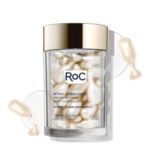 RoC Retinol Correxion Line Smoothing Night Serum Capsules, 30 Capsules