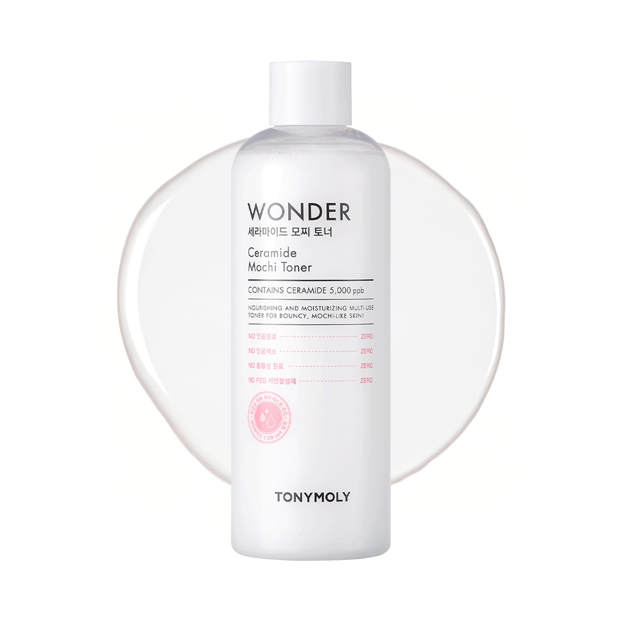TONYMOLY Wonder Ceramide Mochi Milky Toner, 500ml