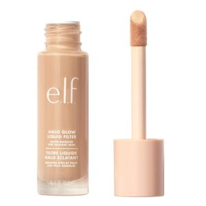 e.l.f. Halo Glow Liquid Filter, Complexion Booster, 3 Light/Medium