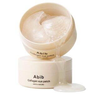 Abib Vegan Collagen Eye Patches with Jericho Rose Jelly & Peptides, 60 Count