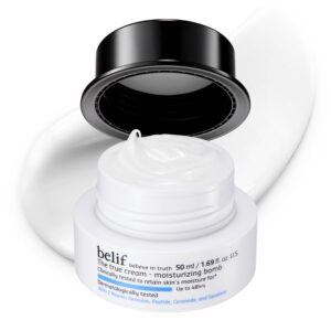 belif Moisturizing Bomb – Daily Ceramide Moisturizer with Peptide & Squalane