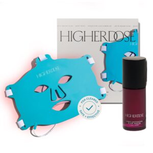 HigherDOSE Red Light Face Mask + Glow Serum
