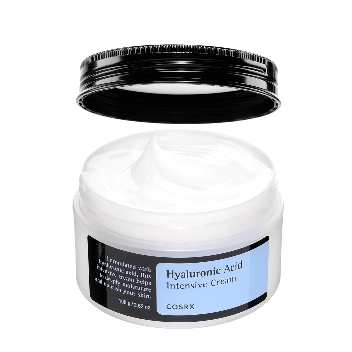 COSRX Hyaluronic Acid Intensive Cream, Long-lasting Hydration (3.52 oz / 100g)