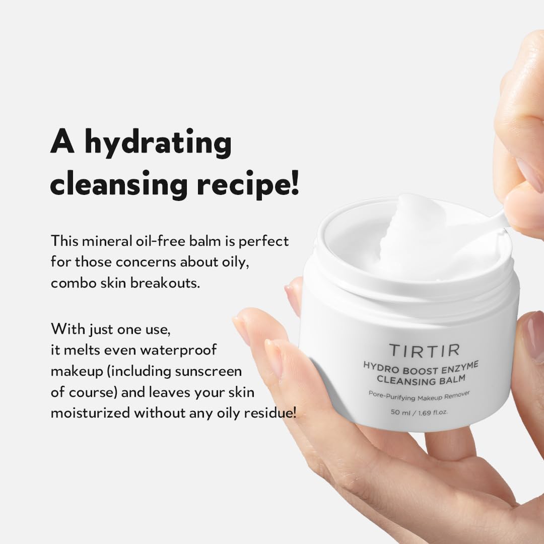 TIRTIR Hydro Boost Enzyme Cleansing Balm, 1.69 Oz