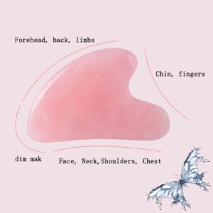 Generic Pink Gua Sha Facial Massage Tool