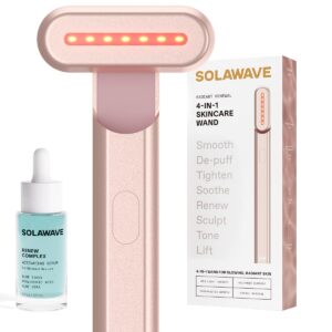 Solawave 4-in-1 Red Light Therapy Wand + Activating Serum