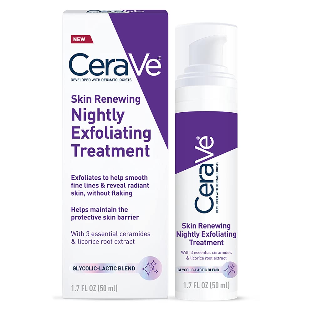 CeraVe Skin Renewing Nightly Exfoliating Treatment, 1.7 oz