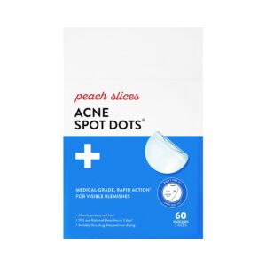 Peach Slices Acne Spot Dots, 60 Count