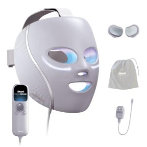 Shark CryoGlow LED Face Mask with Under-Eye Cooling, Lilac Chill