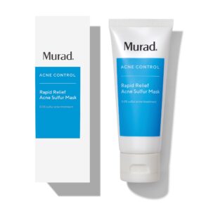 Murad Rapid Relief Acne Sulfur Mask with Salicylic Acid, 5% Sulfur and Austrian Peat, 2.5 Fl Oz