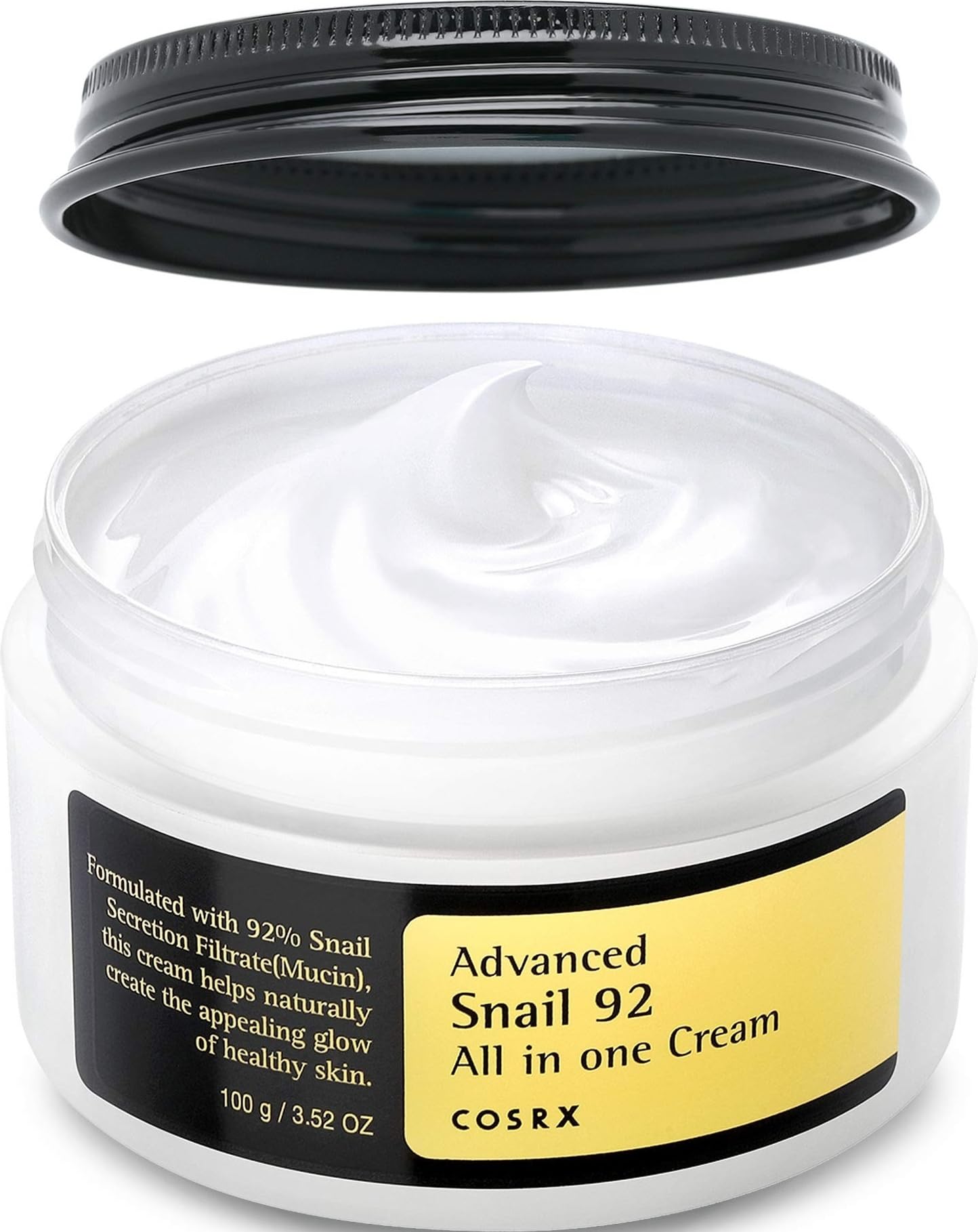 COSRX Advanced Snail 92 All In One Cream – snail mucin moisturizer for hydration