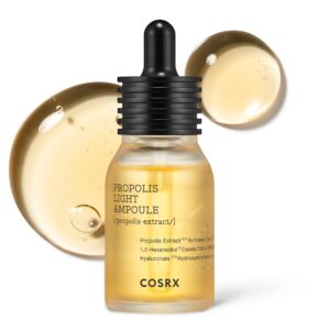 COSRX Propolis Ampoule, Glow Boosting Serum for Face with 73.5% Propolis Extract, 1.01fl.oz/30ml