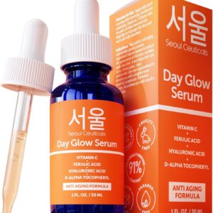 SeoulCeuticals Korean Skin Care 20% Vitamin C Hyaluronic Acid Serum + CE Ferulic Acid, 1 oz