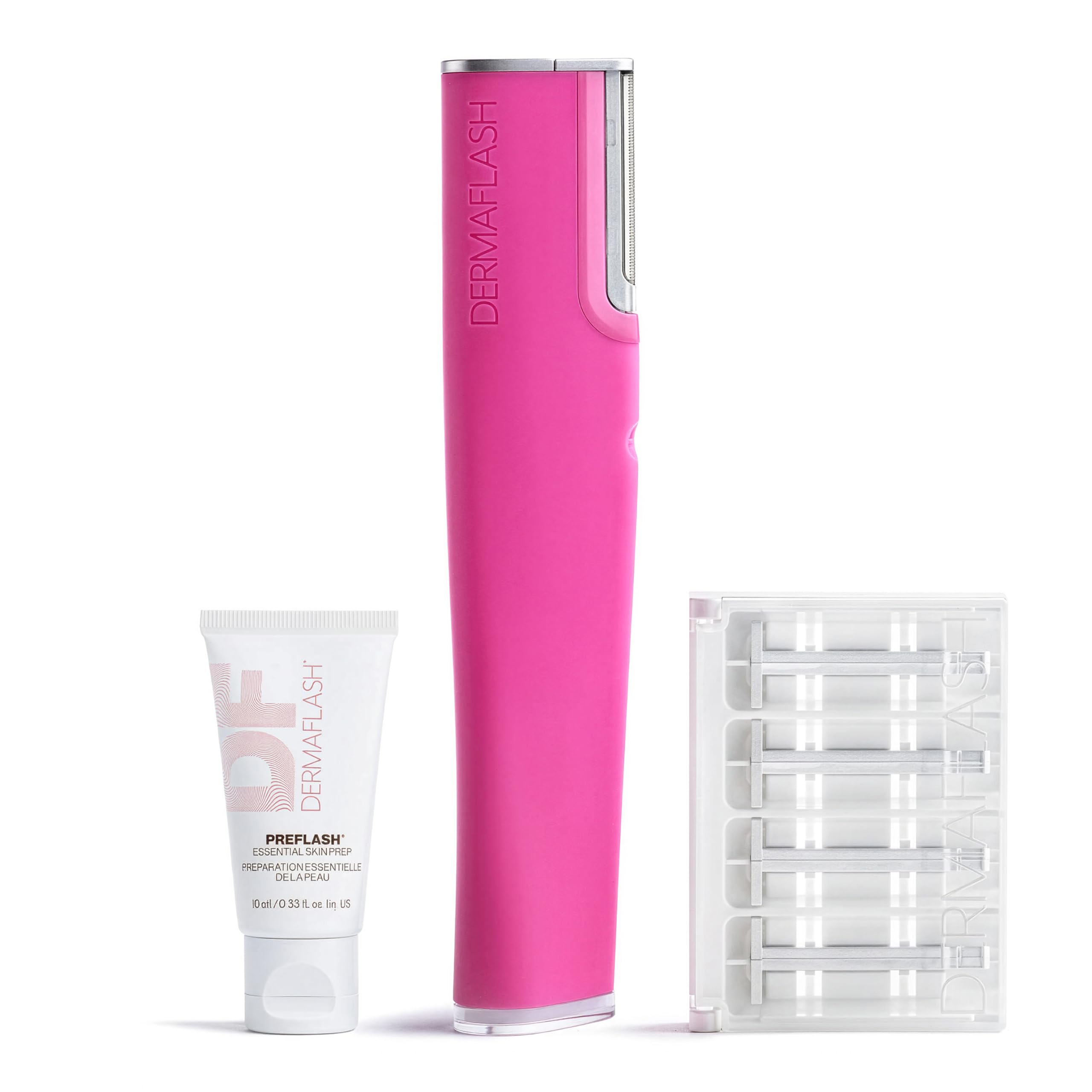 DERMAFLASH LUXE+ Sonic Dermaplaning Tool (Pop Pink)