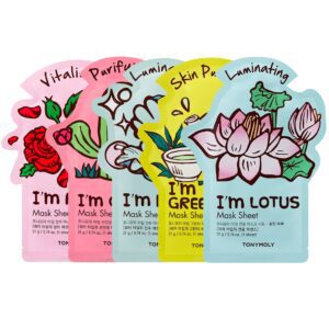 TONYMOLY I’m Real Sheet Mask Gift Set, 10 Pack