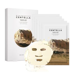 SKIN1004 Madagascar Centella Watergel Sheet Ampoule Mask, 5 Count