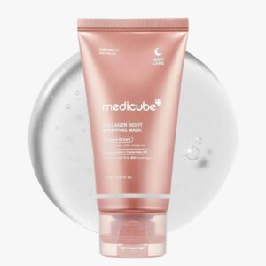 medicube Collagen Night Wrapping Mask jar - viral overnight K-beauty mask